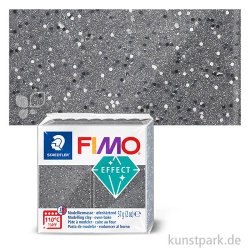 FIMO Steinfarben Effekt 57 g Granit Grau