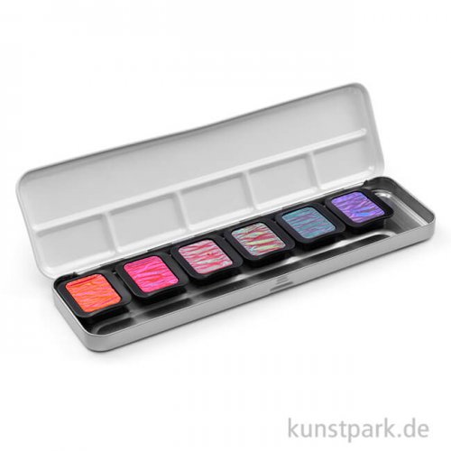 FINETEC Flip-Flop Farben in 6er Metallkasten - Premium Serie