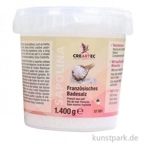 Französisches Badesalz - naturell 1400 g