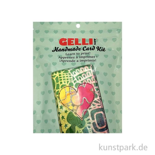 Gelli Arts - Card Printing Set mit viel Zubehör