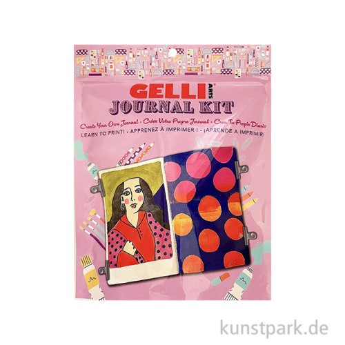 Gelli Arts - Journal Printing Set mit viel Zubehör