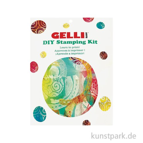 Gelli Arts - Stamping Set mit viel Zubehör