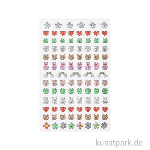 Gelsticker - Chingu, Hot Foil, 1 Bogen