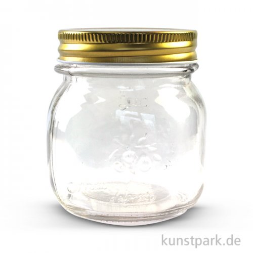 Glas mit Schraubdeckel 250 ml, Durchmesser 8 cm