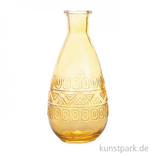 Glas Vase - Berlin, Gelb, 75 x 158 x 75 mm