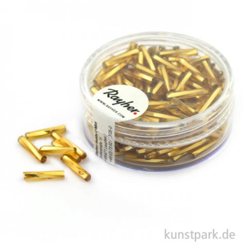 Glasstifte Twistet mit Silbereinzug Dose | Gold - 12 mm - 14g