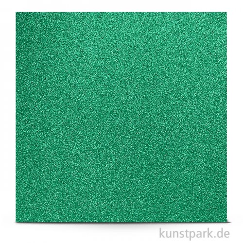 Glitter - Scrapbookingpapier, 200 g 30,5 x 30,5 cm | Türkis