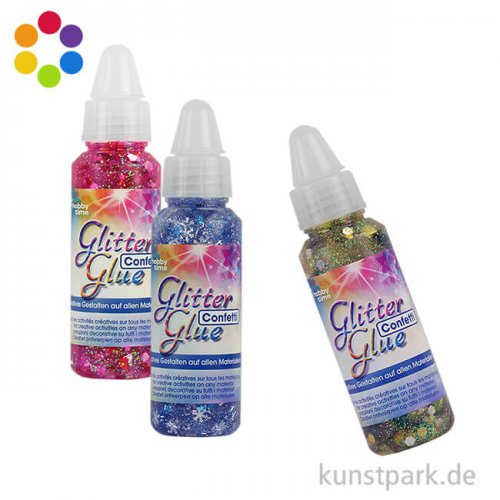 Glitterglue Confetti Klebstoff 53 ml