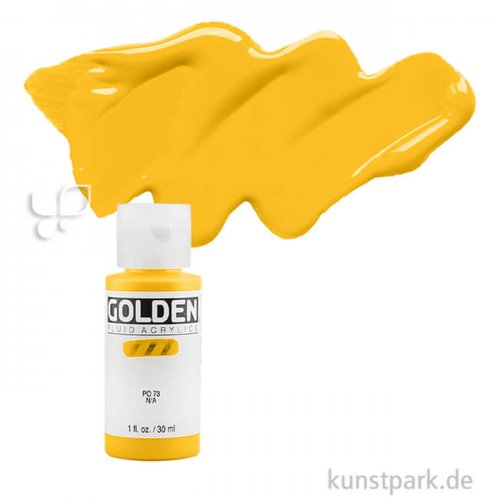 GOLDEN Fluid Acrylfarben 30 ml | 2225 Nickelazogelb
