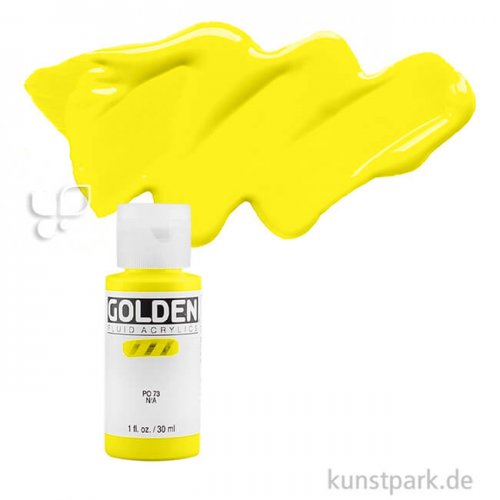 GOLDEN Fluid Acrylfarben 30 ml | 2428 Kadmiumgelb mittel
