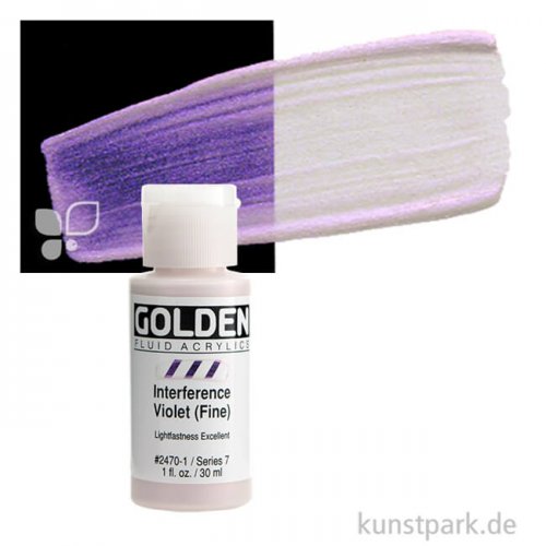 GOLDEN Fluid Interferenzfarben 30 ml Flasche | 2470 Interferenz Violet