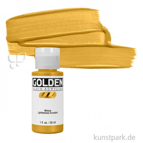 GOLDEN Fluid Metallfarben 30 ml Flasche | 2454 Gold Brillant (fein)
