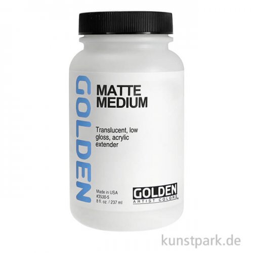 GOLDEN Mattmedium - Lasur für mattere Acrylfarben, 236 ml