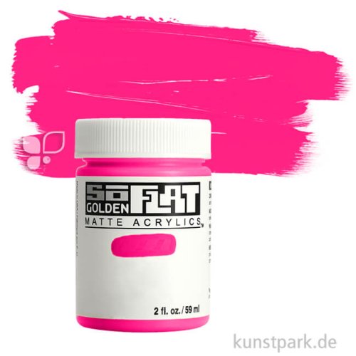 GOLDEN SoFlat - Matte Acrylfarbe 59 ml | Quinacridone Magenta