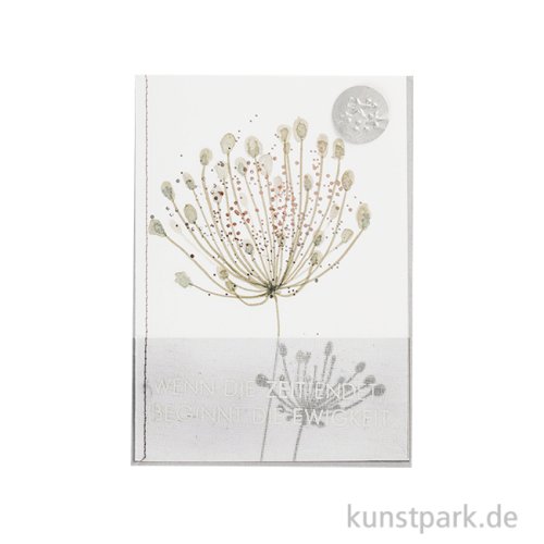 Good old friends - Aquarell Trauerkarte, Sterne