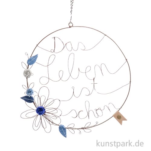 Good old friends - Blumenkranz aus Draht, Das Leben ist schön