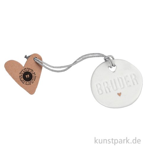 Good old friends - Familientaler, Geschenkanhänger, Bruder