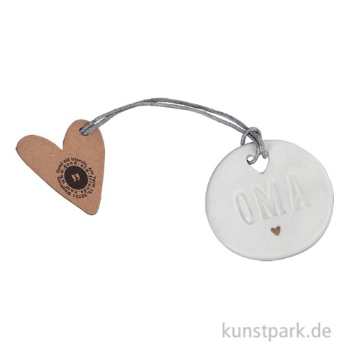 Good old friends - Familientaler, Geschenkanhänger, Oma