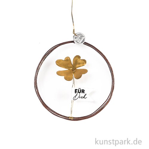 Good old friends - Goldklee Ornament, Für Dich