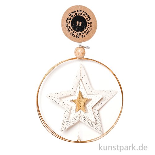 Good old friends - Goldsternornament, Stern, Kleine Punkte