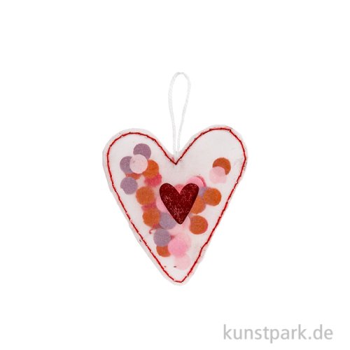 Good old friends - Konfettiherz, Rotes Herz