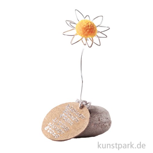 Good old friends - Mini Glücksblumenstein, Gelb