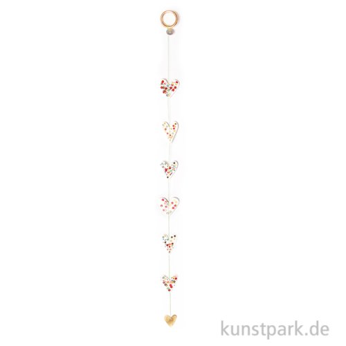 Good old friends - Mini Herzkette, Konfetti