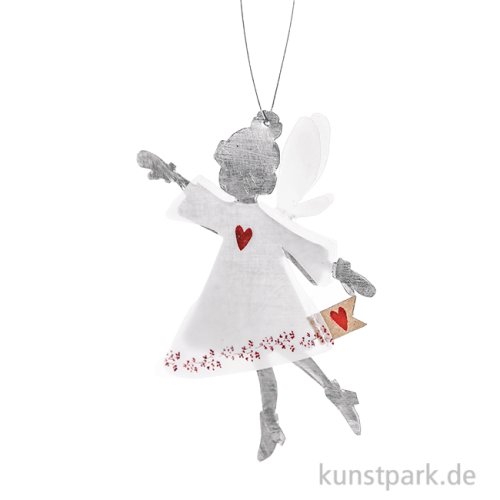 Good old friends - Mini Winterfee, Rotes Herz