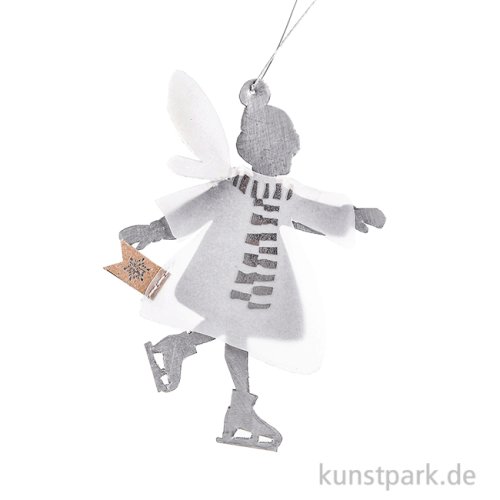 Good old friends - Mini Winterfee, Silberner Schal