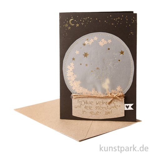 Good old friends - Schneekugelkarte, Sterntaler