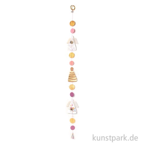 Good old friends - Schutzengelkette, Gold, Colored Dots