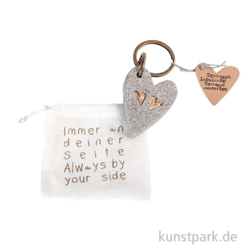 Good old friends - Terrazzo Liebling, Schlüsselanhänger, Doppelherz