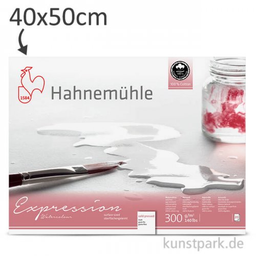 Hahnemühle EXPRESSION Aquarellpapier, 20 Blatt, 300g - matt 40 x 50 cm
