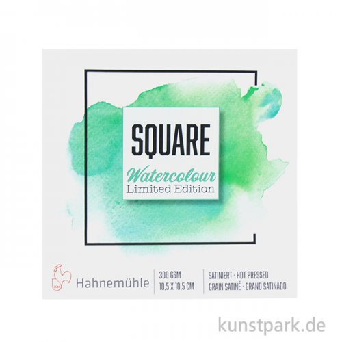 Hahnemühle Aquarellblock Square Watercolour, 105x105mm, 15 Blatt, 300g