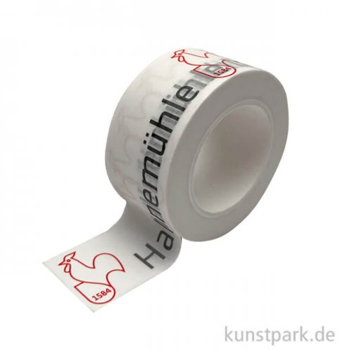 Hahnemühle Masking Tape, Weiß mit Logo, 25 mm x 20 m