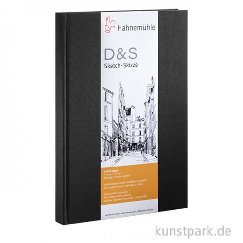 Hahnemühle Skizzenbuch D&S, 140g, schwarz