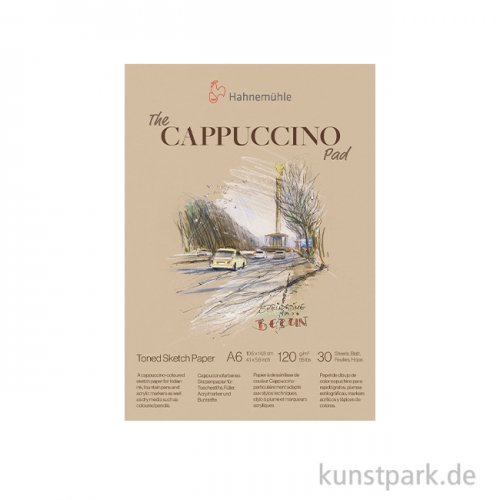 Hahnemühle - The Cappuccino Pad, 120 g/qm, 30 Blatt DIN A6