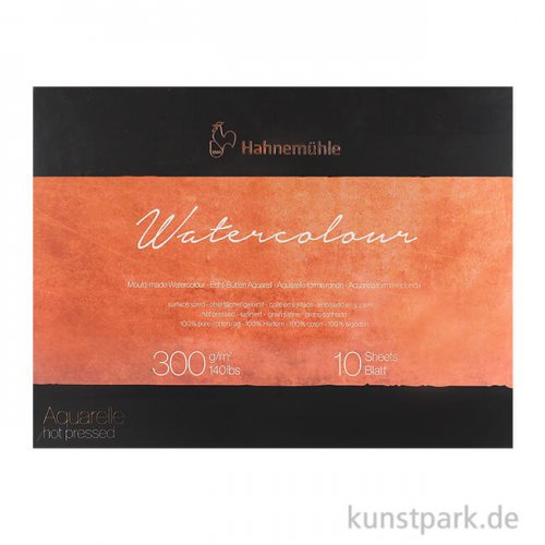 Hahnemühle The Collection Watercolour satiniert 10 Blatt 300g 30 x 40 cm