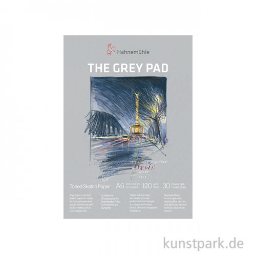 Hahnemühle - The Grey Pad, 120 g/qm, 30 Blatt DIN A6