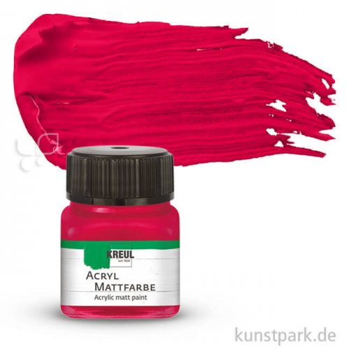 KREUL Acryl Mattfarbe 20 ml | Karmin
