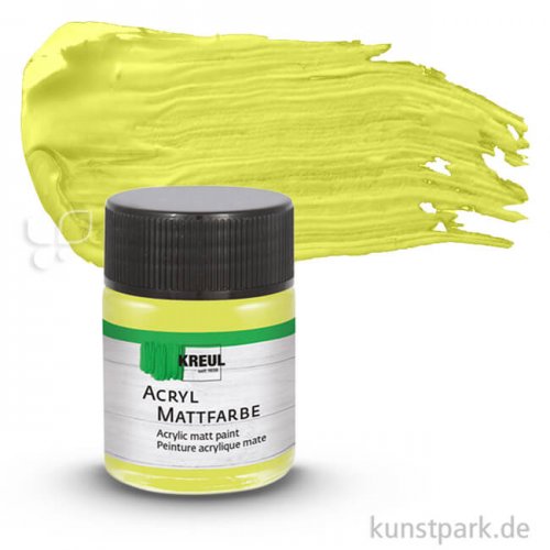 KREUL Acryl Mattfarbe 50 ml | Lemon