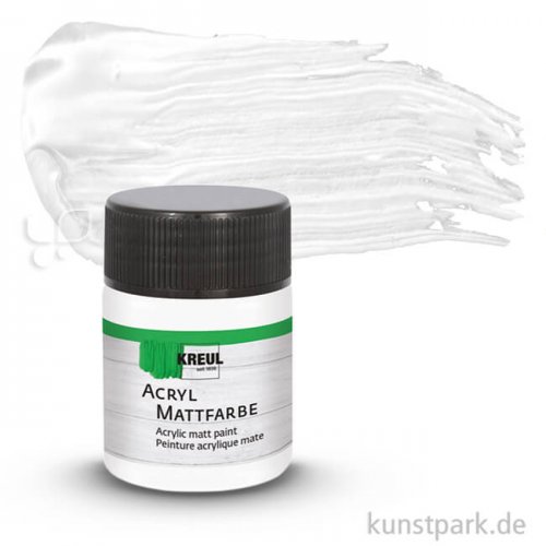 KREUL Acryl Mattfarbe 50 ml | Weiss