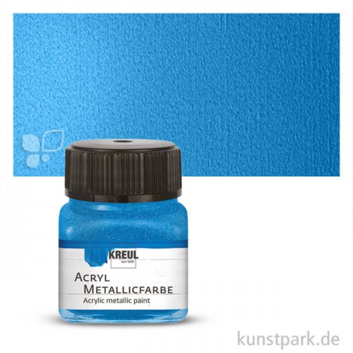 KREUL Acryl Metallicfarbe 20 ml | Blau