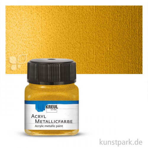 KREUL Acryl Metallicfarbe 20 ml | Gold