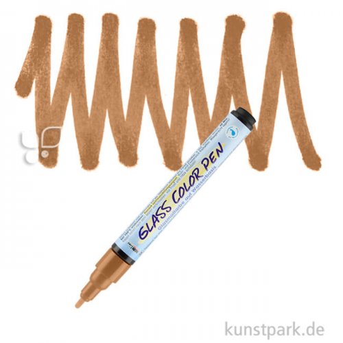 HOBBY LINE Glass Color Pen 2-4 mm | Braun