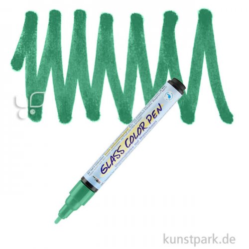 HOBBY LINE Glass Color Pen 2-4 mm | Dunkelgrün