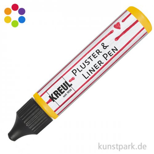 KREUL Pluster & Liner Pen, 29 ml