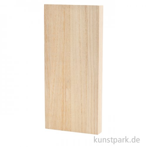 Holztafel zum Aufhängen, Größe 20,6 x 9,6 cm, Dicke 20 mm