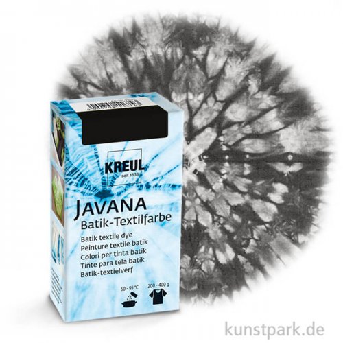 KREUL Javana Batik-Textilfarbe 70 g Einzelfarbe | Black Beauty