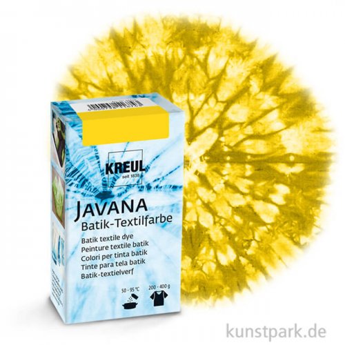 KREUL Javana Batik-Textilfarbe 70 g Einzelfarbe | Yellow Sunflower